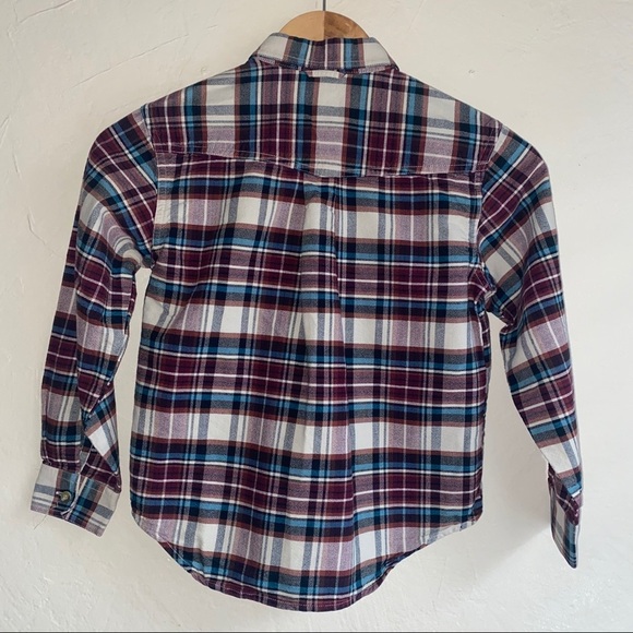 Roper Boys Plaid Shirt Size M 8 10 Fall EUC - Picture 3 of 3